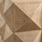 23.62Height Three-dimensional Embossed Pattern Design Retro Coffee Table Retro Furniture