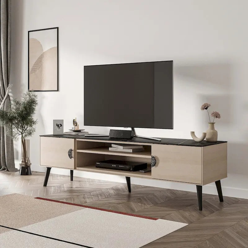 Haley 70.9 Mid-Century Modern TV Stand