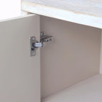 Farmhouse Style 4-Door Wooden Sideboard Buffet Cabinet