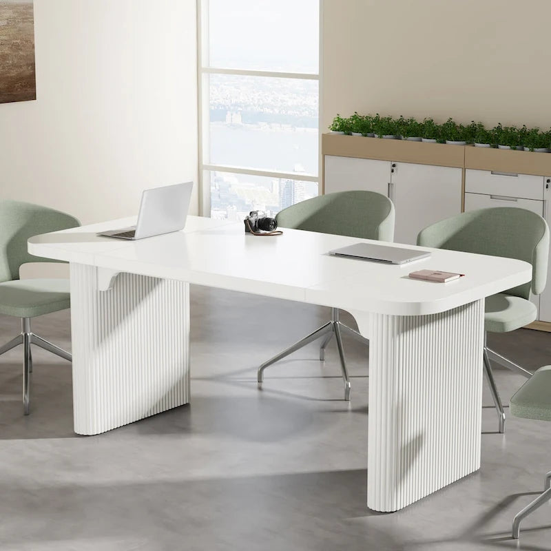 5FT Wood Rectangular Conference Meeting Table Office Executive Desk