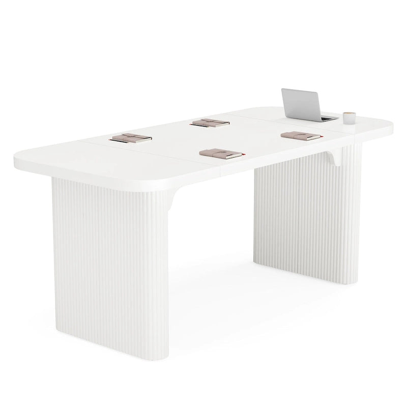 5FT Wood Rectangular Conference Meeting Table Office Executive Desk