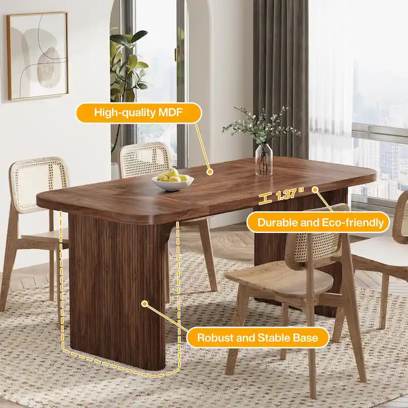 5FT Wood Rectangular Conference Meeting Table Office Executive Desk