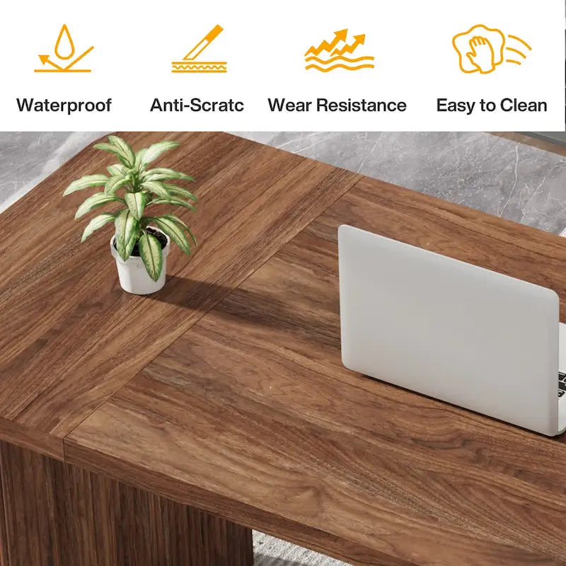 5FT Wood Rectangular Conference Meeting Table Office Executive Desk