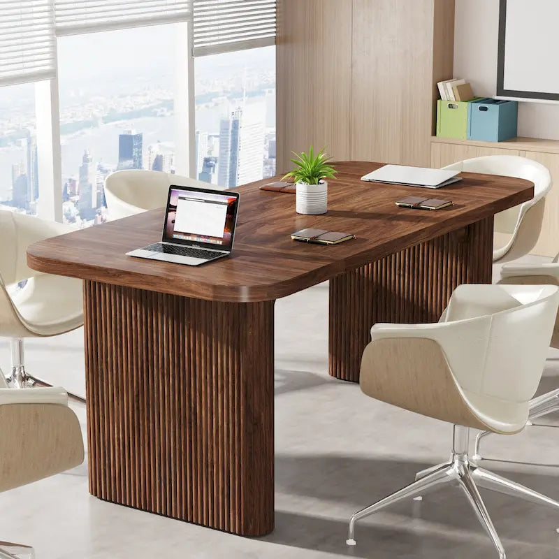5FT Wood Rectangular Conference Meeting Table Office Executive Desk