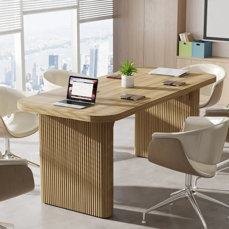 5FT Wood Rectangular Conference Meeting Table Office Executive Desk